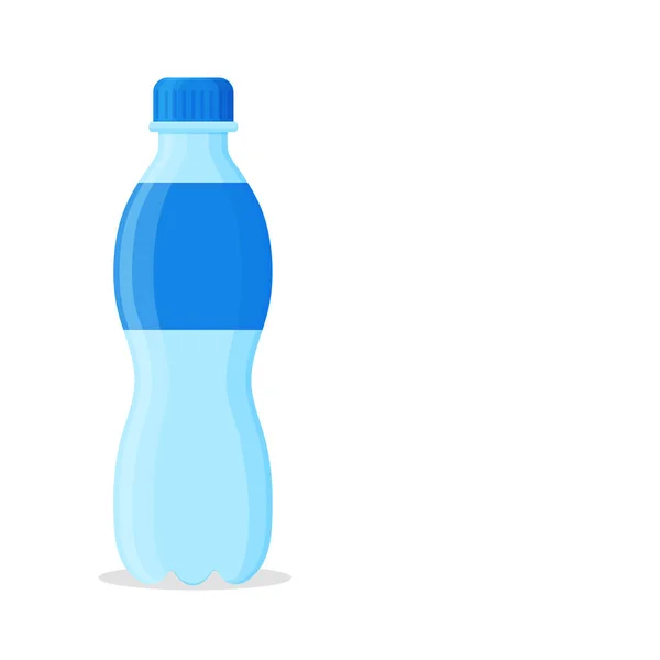 Drinkwaterfles vector. Gebotteld schoon water. Isoleer op witte achtergrond. — Stockfoto