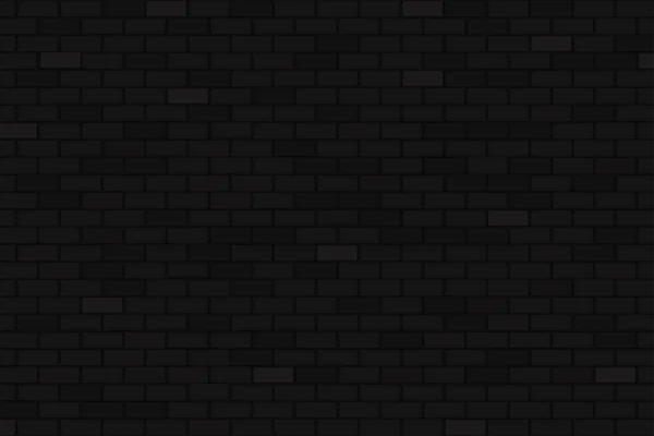 Фон из черного кирпича. Прекрасный вектор стены из черного кирпича для вечеринки неоновой ночи . — стоковый вектор