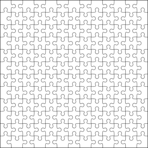 Mockup Jigsaw Puzzle Size 13x13 for overlapping puzzles in the game per picture.