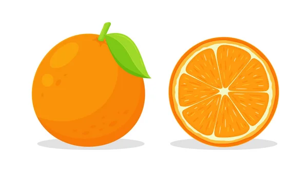 ビタミンCが多い柑橘系の果物 サワー 新鮮な感じを助ける — ストックベクタ