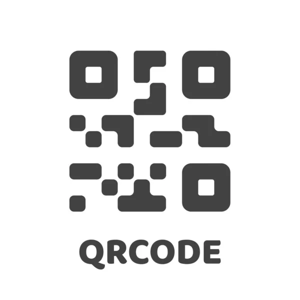 Code Symbol Vektor Code Scannen Mobiltelefon Auf Die Website Zuzugreifen — Stockvektor