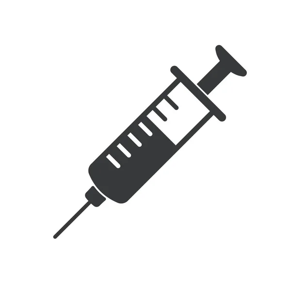 Syringe Icon Vector Doctors Often Use Syringes Prevent Treat Malignant — Stock Vector