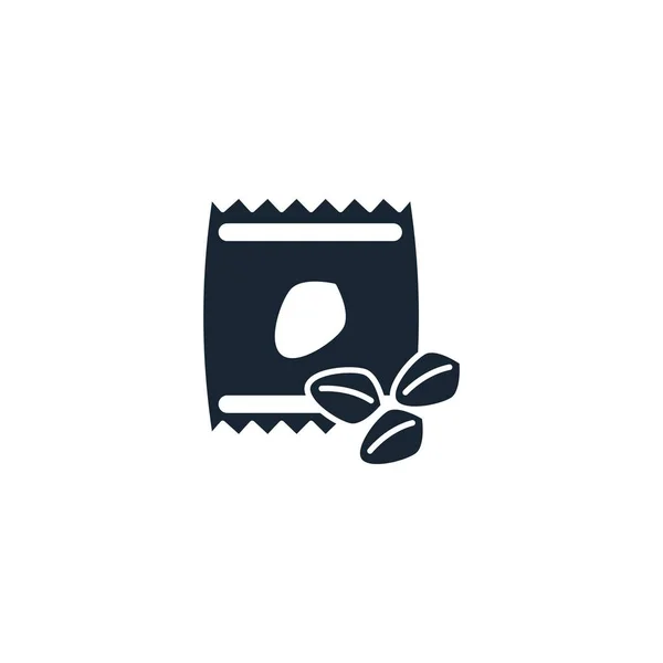 Tohum yaratıcı ikon. Basit bir illüstrasyon. Bahçıvanlıktan.