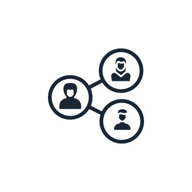 Çalışan ilişkileri yaratıcı ikonu. çok renkli resimlerle dolu. Kimden