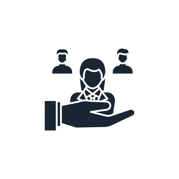 İnsan kaynakları yaratıcı ikonu. çok renkli resimlerle dolu. Kimden