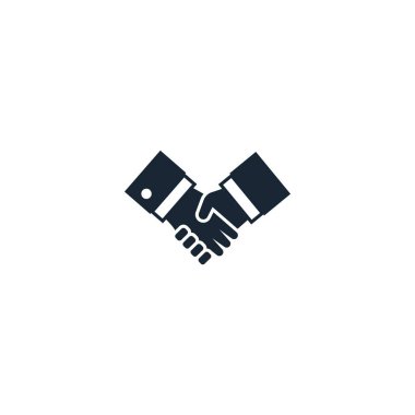 İş birliği yaratıcı ikonu. illüstrasyon dolu. Başarı simgelerinden