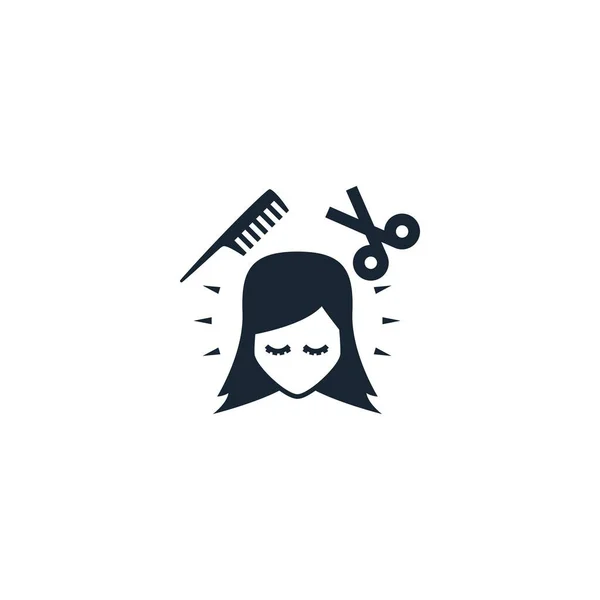 Hairdressing salon creative icon. filled illustration. From Services — Stock Vector