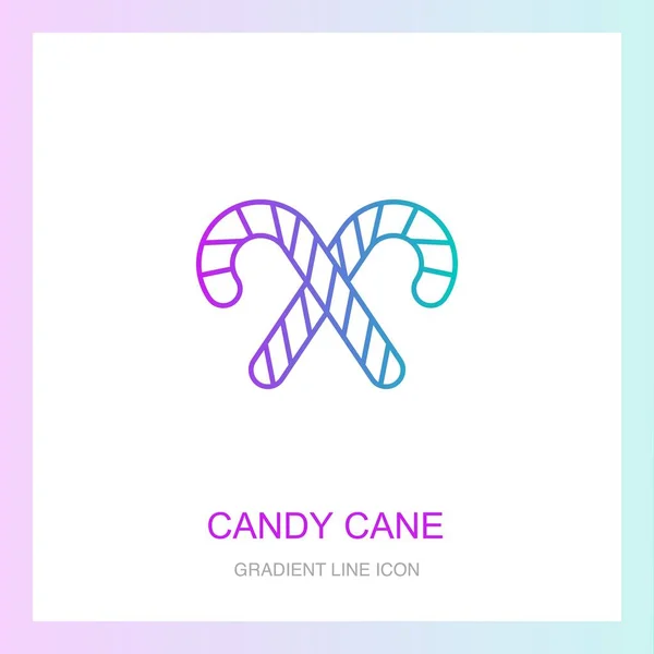 Şeker kamışı yaratıcı ikonu. Yeni Yıl simgelerinden