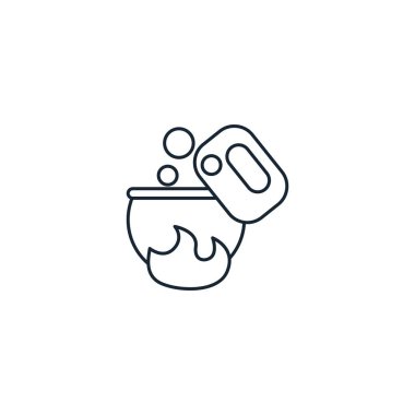 Sabun yaratıcı bir ikon oluşturuyor. El yapımı simgeler koleksiyonundan