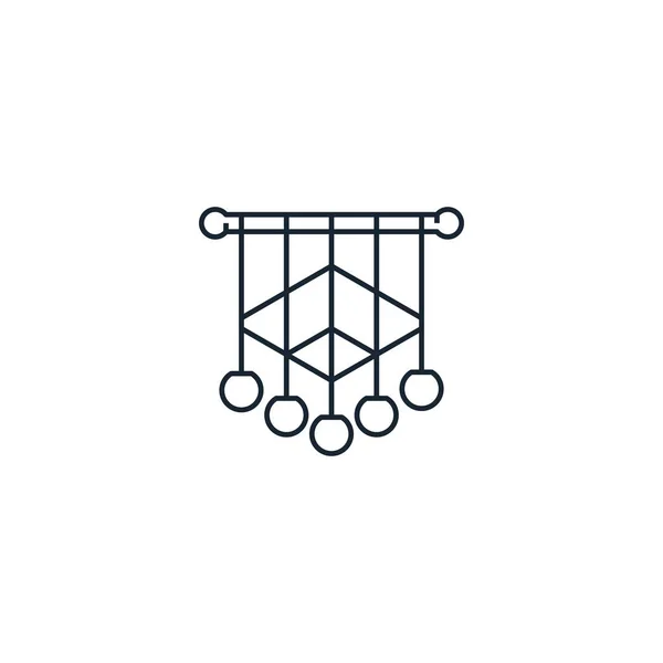 makrome yaratıcı ikon. El yapımı ikonlar koleksiyonundan. İzole edilmiş