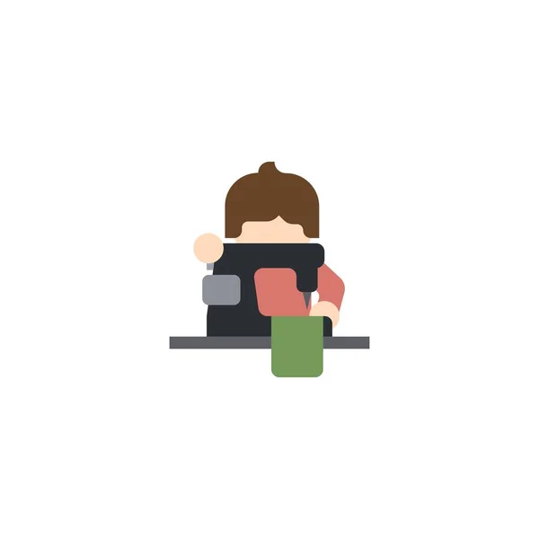 Terzi yaratıcı ikonu. El yapımı ikonlar koleksiyonundan. İzole edilmiş