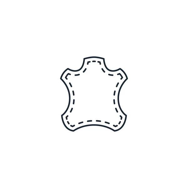 Deri yaratıcı ikon. El yapımı ikonlar koleksiyonundan. İzole edilmiş