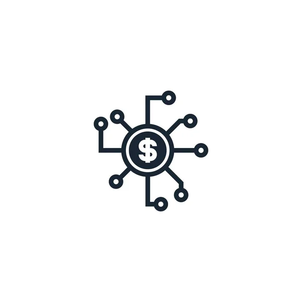 İş ağı yaratıcı ikonu. Girişimcilik simgeleri koleksiyonundan