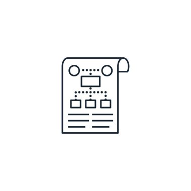 İş planı yaratıcı ikonu. İş simgeleri koleksiyonundan