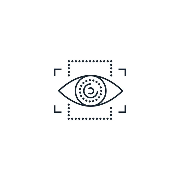 Eyetap creative icon. From Augmented Reality icons collection — 图库矢量图片