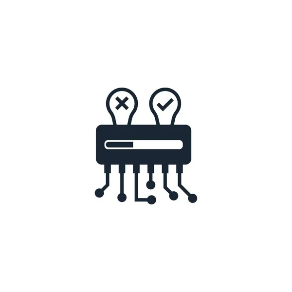 Ai Karar yaratıcı ikonu. Yapay Zeka simgelerinden