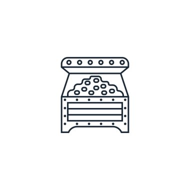 Hazine yaratıcı ikonu. Oyun ikonları koleksiyonundan. İzole edilmiş