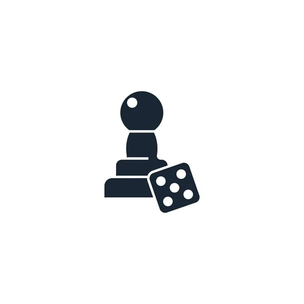 Icono creativo juego de estrategia. De la colección de iconos de Gaming — Archivo Imágenes Vectoriales
