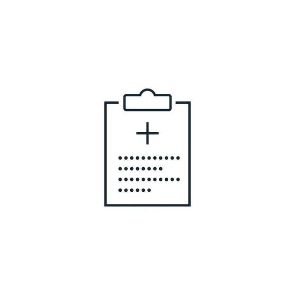 Medical record creative icon. From Medicine icons collection — Stock vektor