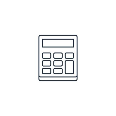Calculator creative icon. From Stationery icons collection. Isolated