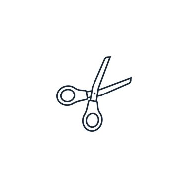 Scissors creative icon. From Stationery icons collection. Isolated