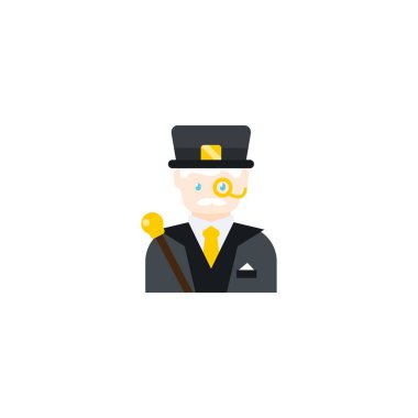 rich man creative icon. From Casino icons collection
