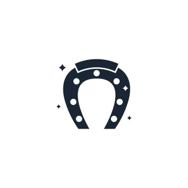horseshoe creative icon. From Casino icons collection. Isolated