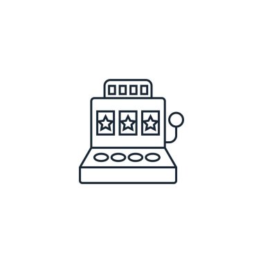 slot machine creative icon. From Casino icons collection