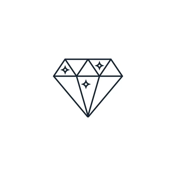 diamond creative icon. From Casino icons collection. Isolated
