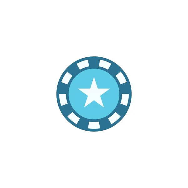 casino Chip creative icon. From Casino icons collection