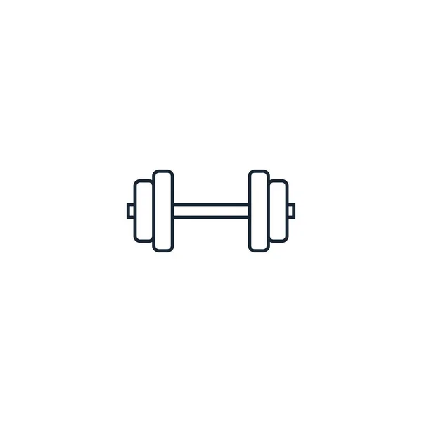 Halter yaratıcı ikonu. Spor ikonları koleksiyonundan. İzole edilmiş