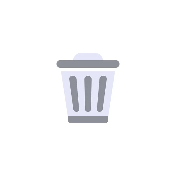 Trash container creative icon. From Recycling icons collection — 스톡 벡터