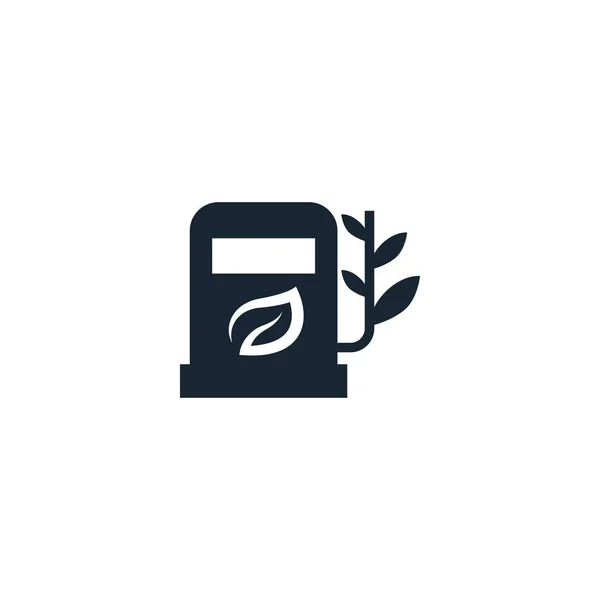 Eco fuel creative icon. From Recycling icons collection — Stock vektor
