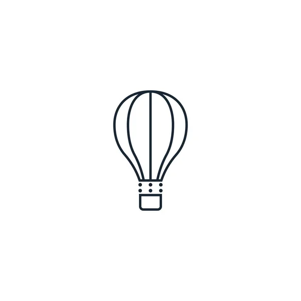 Icône créative Air Balloon. De la collection d'icônes de transport — Image vectorielle