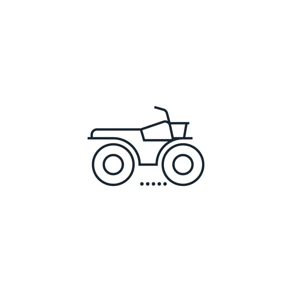 ATV creative icon. From Transport icons collection. Isolated — Stock Vector