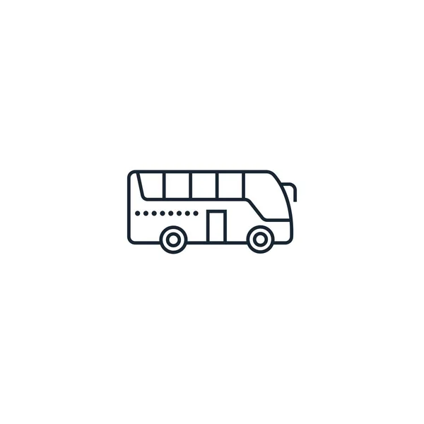 Bus creative icon. From Transport icons collection. Isolated — ストックベクタ