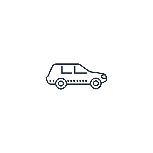 Car creative icon. From Transport icons collection. Isolated — Stock Vector