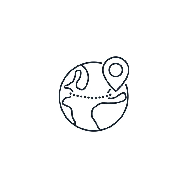 Seyahat yaratıcı ikonu. Seyahat ikonları koleksiyonundan. İzole edilmiş