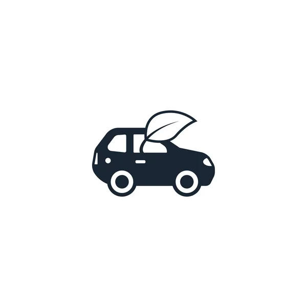 Eco car creative icon. From Ecology icons collection — Stock Vector