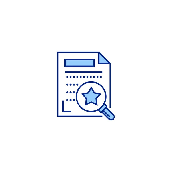 değerlendirme yaratıcı ikonu. Analitik araştırma simgeleri koleksiyonundan