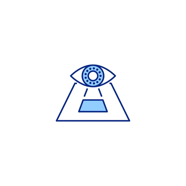 Visualization creative icon. From Augmented Reality icons collection — 图库矢量图片