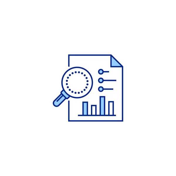 İnceleme yaratıcı ikon. Analitik araştırma simgeleri koleksiyonundan