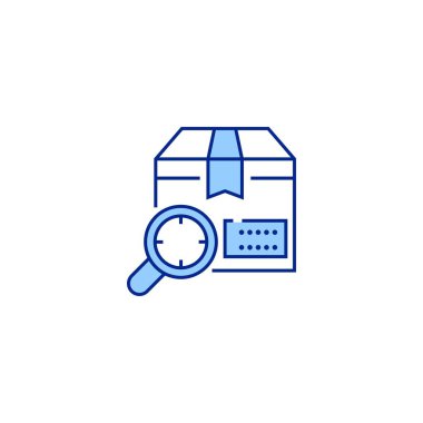 Kırılgan yaratıcı ikon. Teslimat ikonları koleksiyonundan. İzole edilmiş