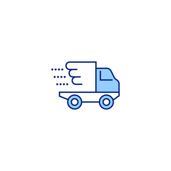 Air freight creative icon. From Delivery icons collection — Stock Vector