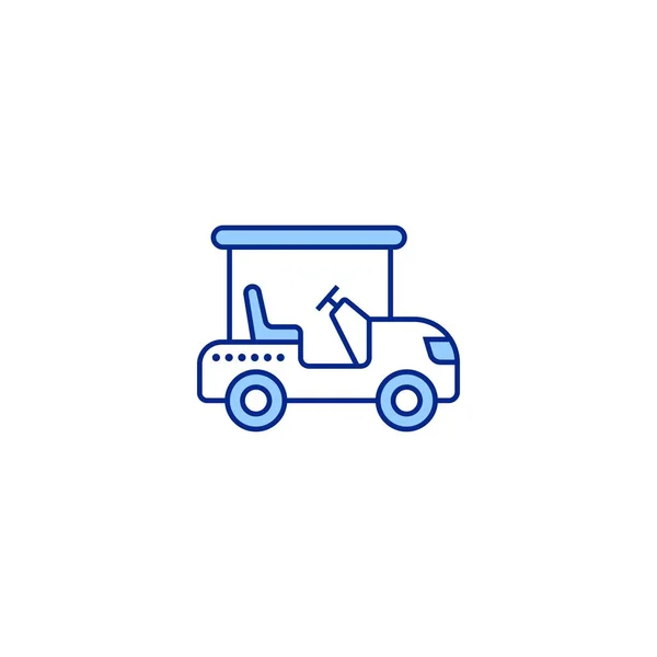 Station wagon yaratıcı ikonu. Taşıma simgeleri koleksiyonundan — Stok Vektör