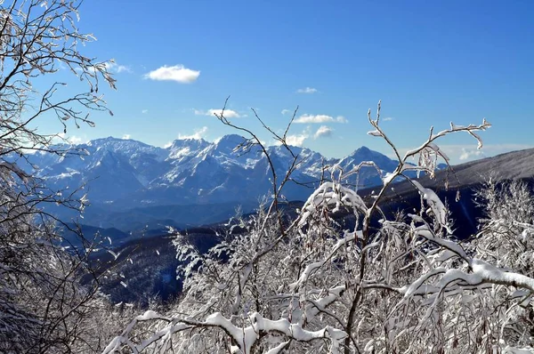 Sněžné Apeniny — Stock fotografie