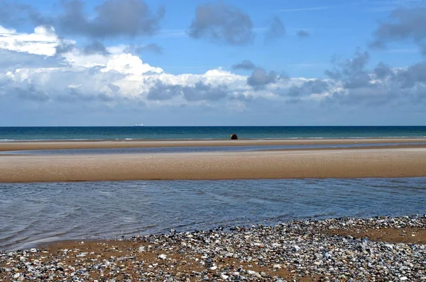 Spiaggia Sangatte Francia Sulla Costa Opale — Foto Stock