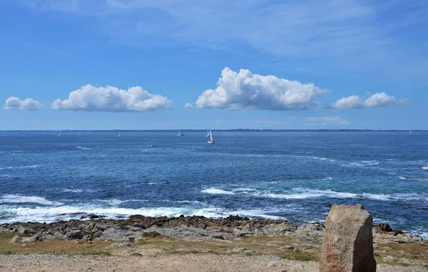 Nubes horizontales — Foto de Stock