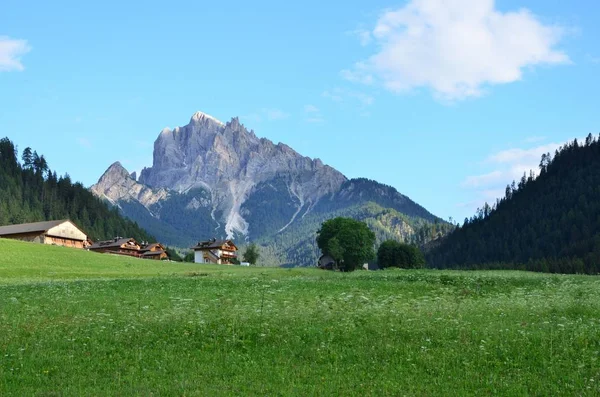 Tarjeta postal de Braies —  Fotos de Stock