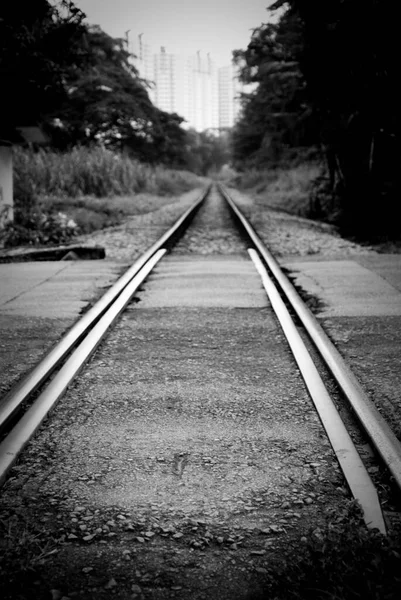 Last Week Ktm Train Singapore Tracks Were Removed Land Returned — Stock Photo, Image